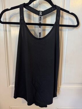 Nike Black Women's Racerback Tank with Branded Back Strap